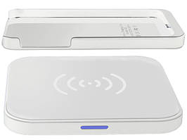 Бездротове зарядний пристрій GOLF Wireless charger GF-QI White