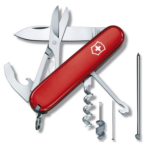 Ніж Victorinox Compact 1.3405 червоний