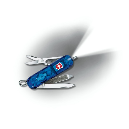 Ніж Victorinox Signature Lite 0.6226.T2 напівпрозорий синій