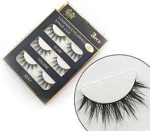 Вії накладні Fashion 3D-09 (3 пари)