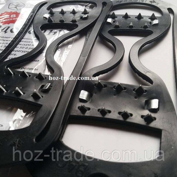 Льодоходи Льодоступи для взуття (під стопу та п'яту) 28 шипів, розмір 36-41ррр