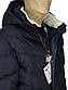 Зимова чоловіча куртка з капюшоном Kings Wind 6H33 1# в темно-синьому кольорі, фото 3