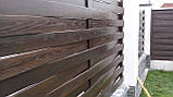 Забір дерев'яний дубовий із заплетенням "Фасадний"., фото 2