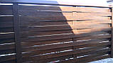 Забір дерев'яний дубовий із заплетенням "Фасадний"., фото 7