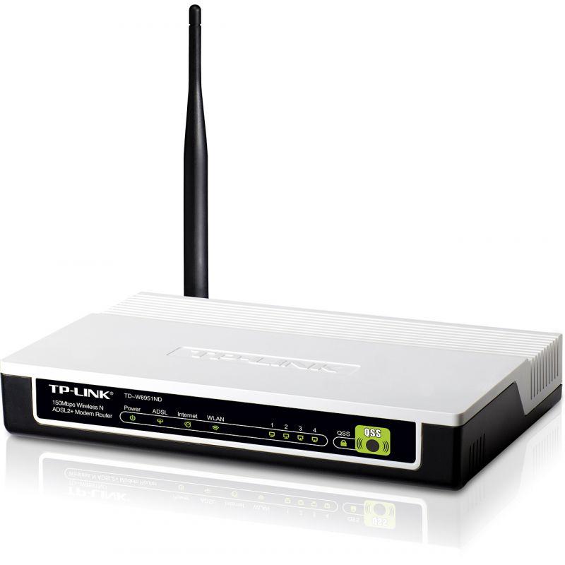 Модем TP-LINK TD-W8151N 150M WirelessN + антена