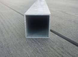 Труба алюмінієва 30 х 30 х 2 квадратна профільна АД31Т (6060 Т6), фото 2