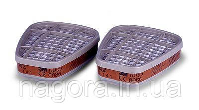 3М 6055 Змінний фільтр для захисту від органічних газів і парів (клас захисту A2), для масок серії 6000, фото 1