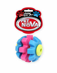 Іграшка для собак М'яч SuperDent Pet Nova 7 см кольоровий