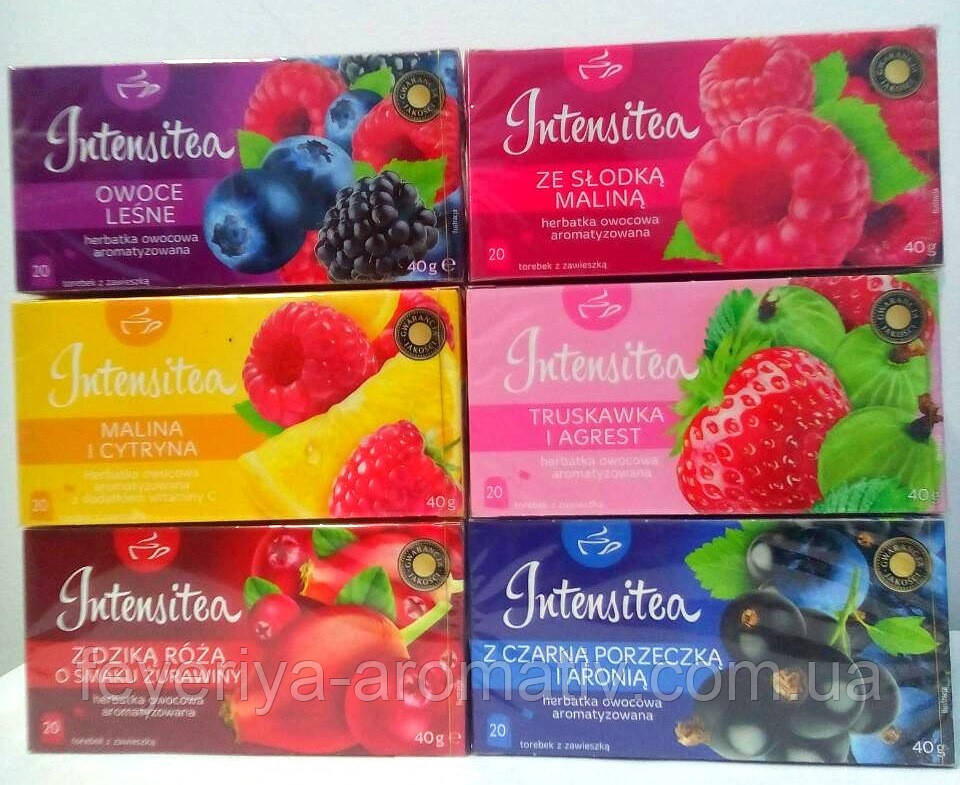 Чай фруктовый в пакетиках Intensitea 20пак. (Польша): продажа, цена в ...
