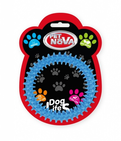 Іграшка для собак Кільце DentRing Pet Nova 12.5 см синій