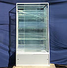 Торгова вітрина скляна з алюмінієвого профілю 200х100х40 бу, фото 2