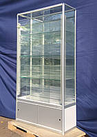 Торговая витрина стеклянная с алюминиевого профиля 200х100х40 бу