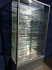 Торгова вітрина скляна з алюмінієвого профілю 200х100х40 бу, фото 5