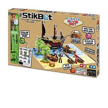 Ігровий набір для анімаційної творчості STIKBOT S2 — ОСТРІВ СОКРОВИЩ (1 гіл., наклейки, аксесуари)