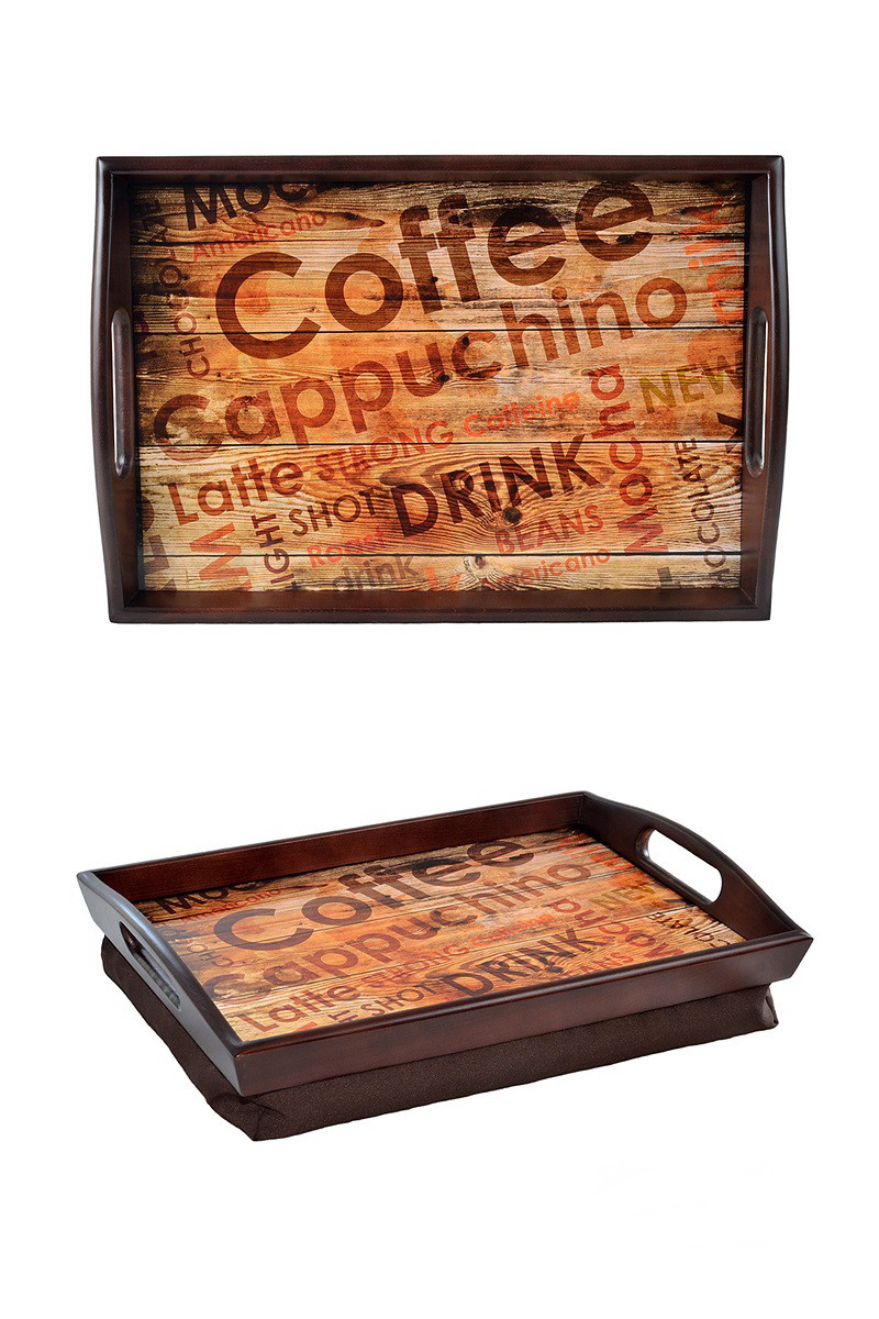 Підноси на подушці з ручками COFFEE CAPPUCHINO