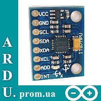 Гироскоп акселерометр GY-521, MPU-6050 Arduino [#4-8]