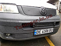 Зимняя накладка на решетку радиатора Volkswagen Transporter T5 2003-2010 (в бампер)