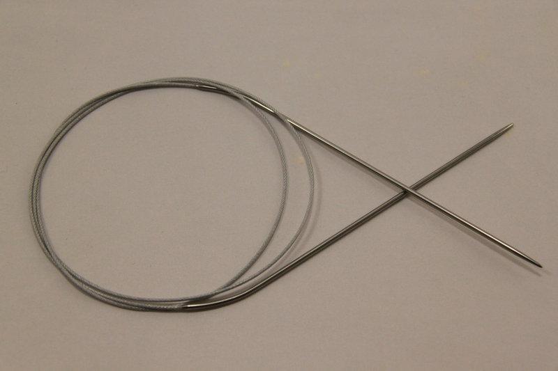 Спиці в'язальні на тросі 40 см (4,5 мм)