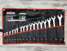 Набір ключів комбінованих 17шт Miol 51-716