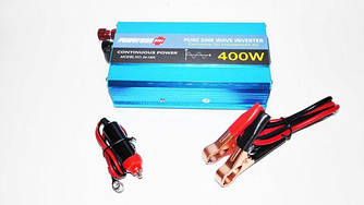 Перетворювач напруги інвертор Powerone 12-220V 400W - чиста синусоїда
