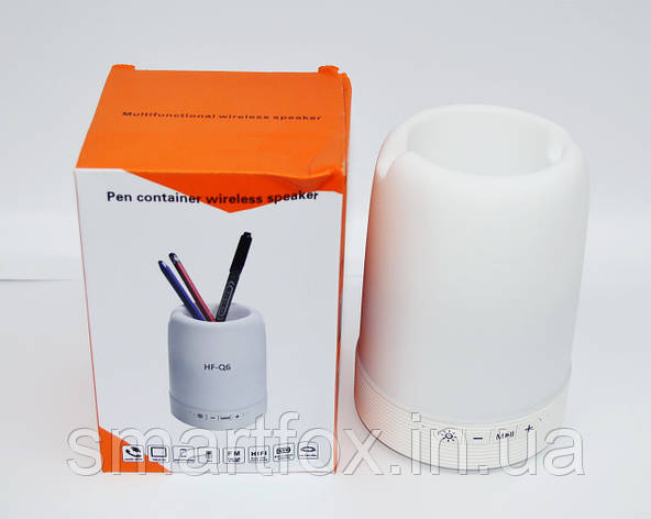 Портативна колонка з Bluetooth HF-Q6 нічник-підставка, фото 1