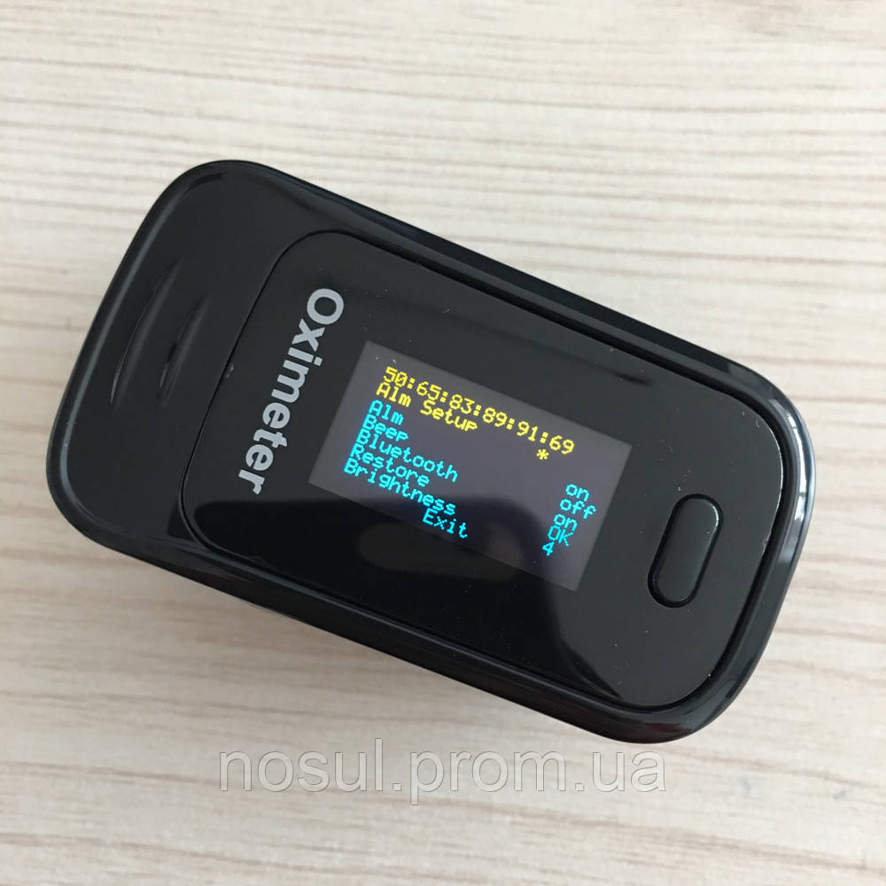 Беспроводной пульсоксиметр с Bluetooth 4. 0 с клипсой на палец, SPO2 PR PI - фото 6 - id-p602545818