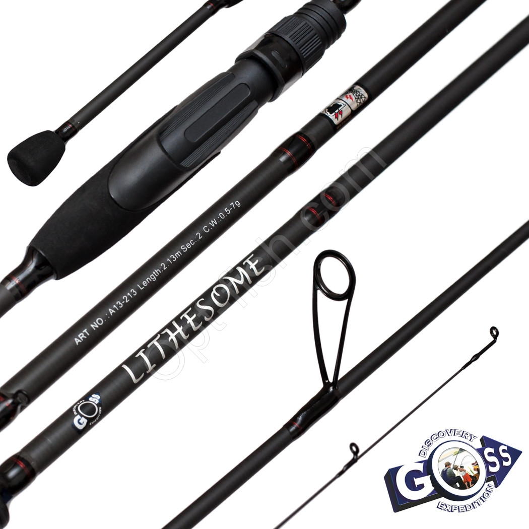 Вудилище спінінга ШТ2 Goss Liithesome A13-213 0,5-7g 2,13м, фото 1