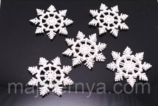 Новорічні прикраси "Сніжинка перла №2"