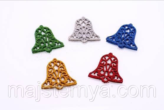 Новорічні прикраси "Дзвіночок колір"