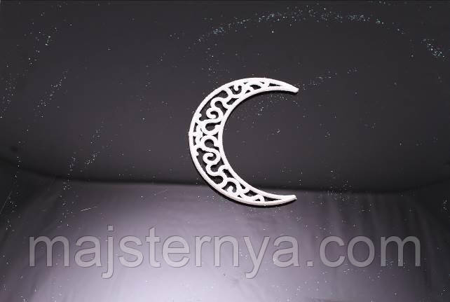 Новорічні прикраси "білий Місяць"