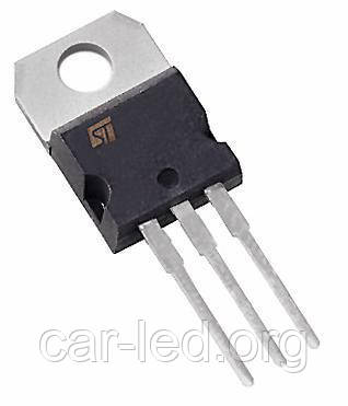 L7906CV (-6,0V &1,5A) TO-220 (STMicroelectronics) стабілізатор напруги негативної полярності, фото 1