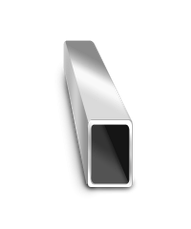 Труба алюмінієва 40х25 мм 6060 Т6 прямокутна профільна АД31Т 40х25х2; 40х25х3 мм, фото 2
