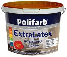 Фарба інтер'єрна Polifarb ЭкстраЛатекс, 14 кг