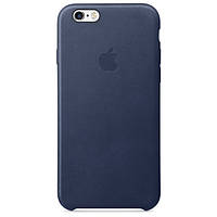 Темно-синий кожаный чехол для iPhone 6 Plus, 6s Plus