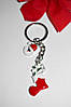 Красивий Новорічний брелок зі стразами, фото 2