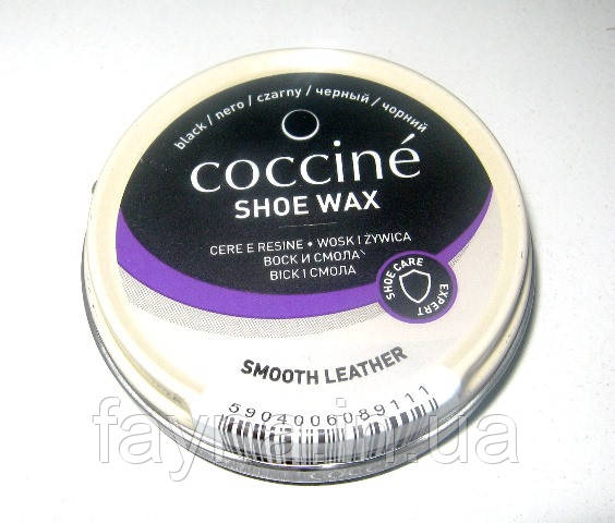 Крем-віск для гладкої шкіри COCCINE shoe wax.