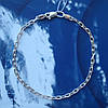 Срібний браслет, 195мм, 5 грамів, якірне плетіння, фото 3