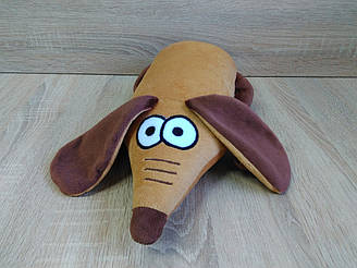 М'яка іграшка-подушка собака Такса ручна робота