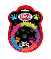 Игрушка для собак Pet Nova Кольцо для зубов 15 см многоцветный
