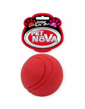 Іграшка для собак М'яч Pet Nova 5 см червоний