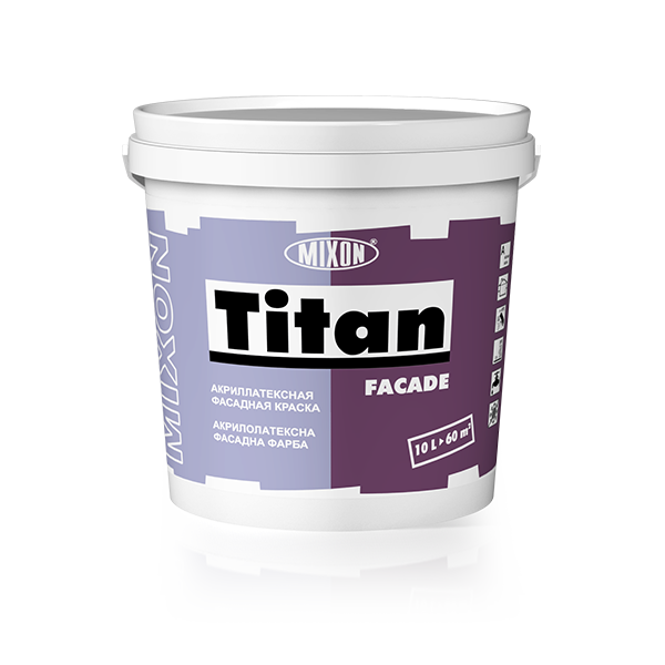 Фасадная краска Mixon Titan Facade. 1 л - фото 1 - id-p63199827
