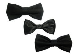 Чорні краватки-метелики