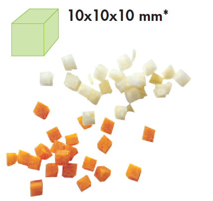 Диск E10 кубики 10х10х10мм (27114) для овочерізки Robot Coupe CL30, R302 PLUS, R402, CL30 Bistro, CL40, фото 2