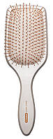 OUTLET Стильна дерев'яна масажна щітка з мідними штирками для волосся TITANIA art.2850 BOX