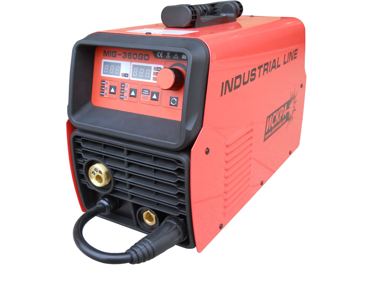 Зварювальний інверторний напівавтомат Іскра MIG 360 GD