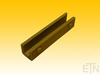 Вкладыш ТПУ для ширины рельса 16 мм, профилированный, 1416 KKM160 / EC95, BASF