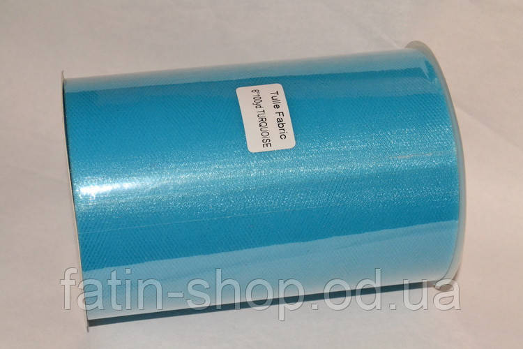 Фатин ширина 14,50 см Turquoise на метраж, фото 1