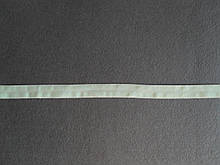 Бейка матова стрейчева, ширина 15мм, колір бірюзовий (Туреччина)