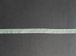 Бейка матова стрейчева мигтол, ширина 15 мм, колір бірюзовий (Туреччина)