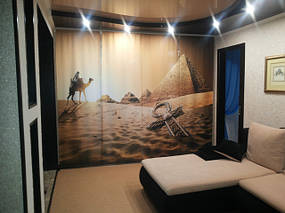 Японські ФотоШторы Пустеля. Матеріал габардин.